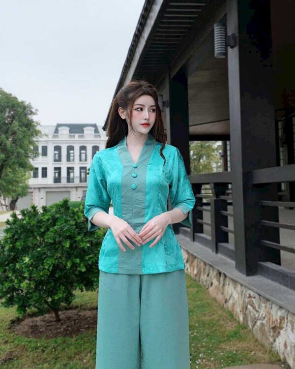 Đồ Lam Đi Chùa Bà Lai Gấm - Ảnh 4