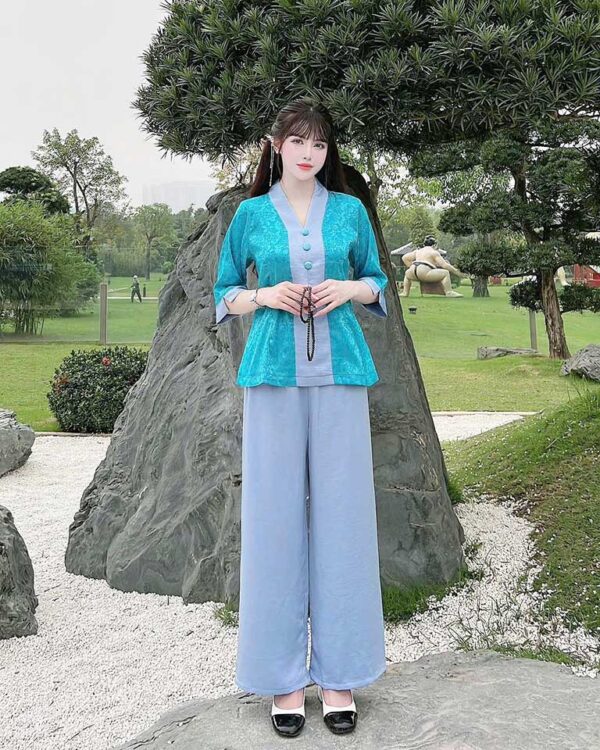 Đồ Lam Đi Chùa Bà Lai Gấm - Ảnh 6