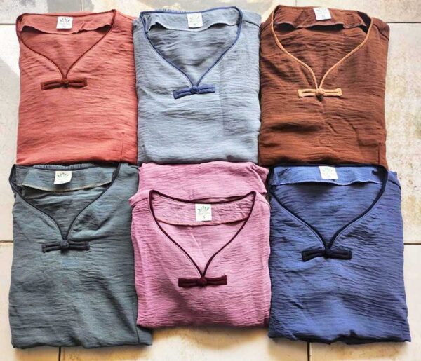Đồ Lam Đi Chùa Cổ Tim Trầu Vải Đúi - Ảnh 6