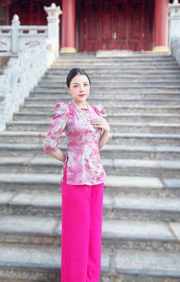 Đồ Lam Đi Chùa Gấm Phối - Ảnh 5