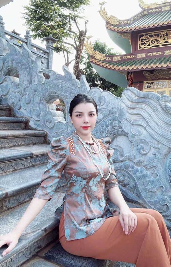 Đồ Lam Đi Chùa Gấm Phối - Ảnh 9