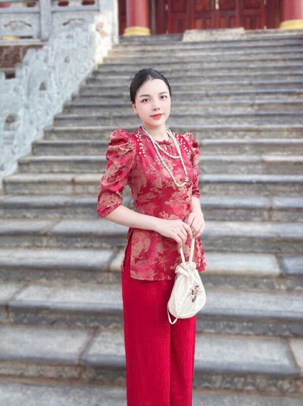 Đồ Lam Đi Chùa Gấm Phối - Ảnh 8