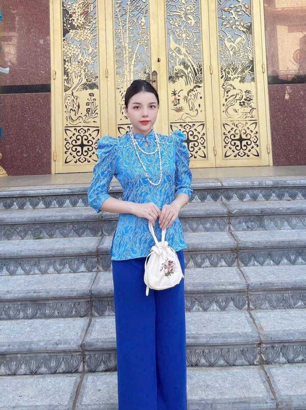 Đồ Lam Đi Chùa Gấm Phối - Ảnh 10
