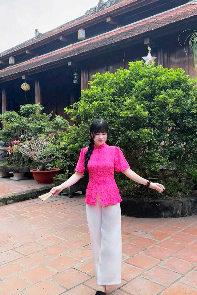 Đồ Lam Đi Chùa Tàu Gấm Quần Lụa - Ảnh 16