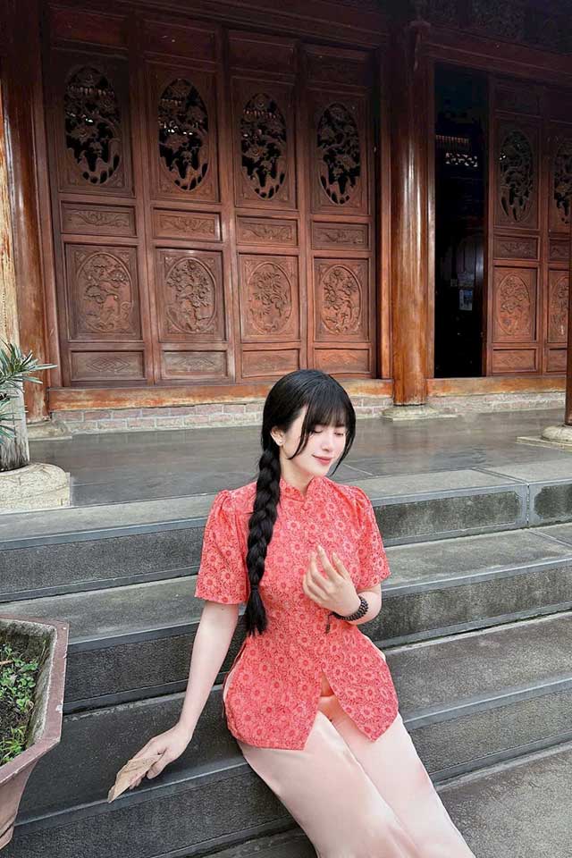 Đồ Lam Đi Chùa Tàu Gấm Quần Lụa - Ảnh 14