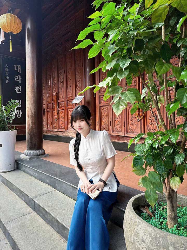 Đồ Lam Đi Chùa Tàu Gấm Quần Lụa - Ảnh 12