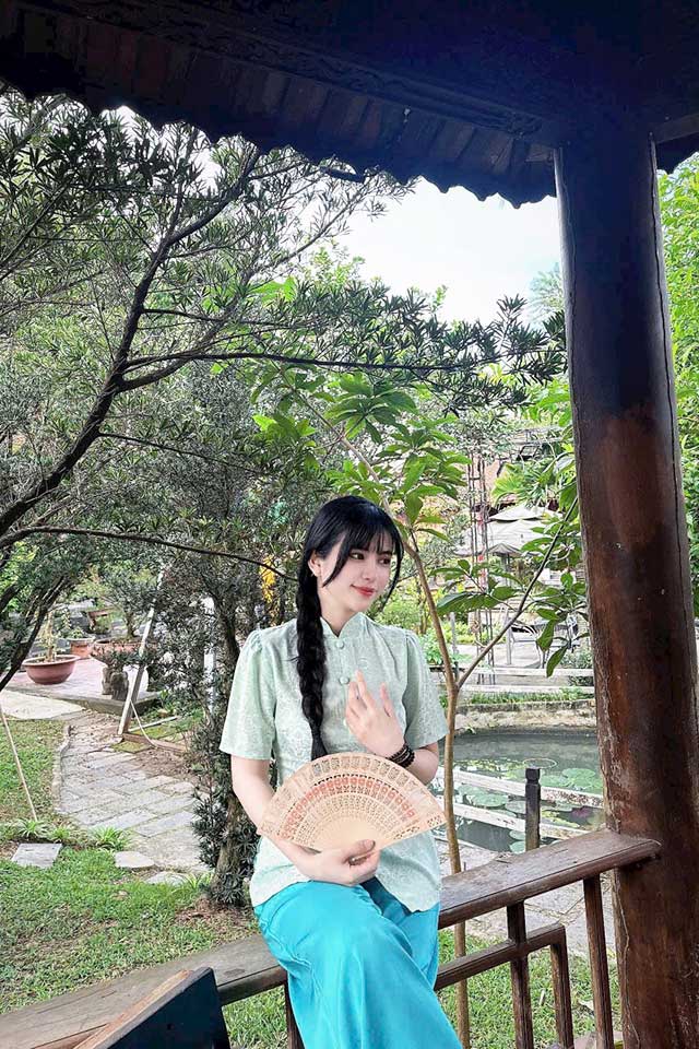 Đồ Lam Đi Chùa Tàu Gấm Quần Lụa - Ảnh 11