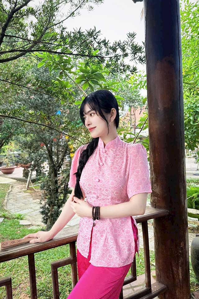 Đồ Lam Đi Chùa Tàu Gấm Quần Lụa - Ảnh 5