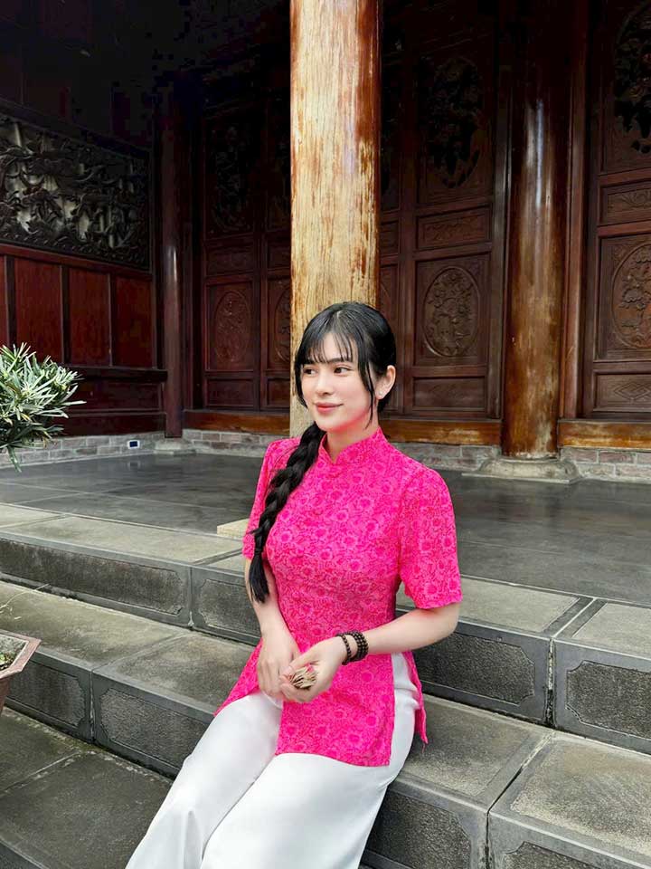 Đồ Lam Đi Chùa Tàu Gấm Quần Lụa - Ảnh 10