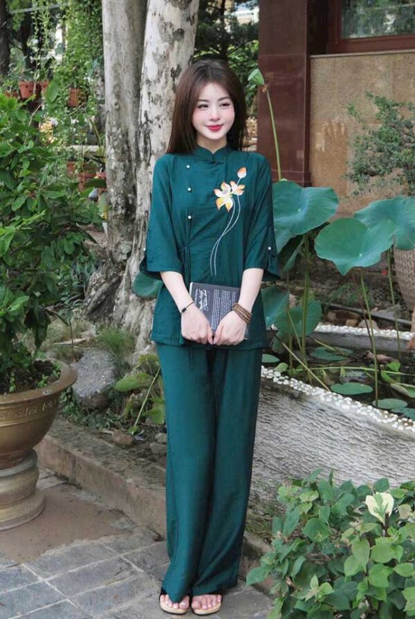 Đồ Lam Đi Chùa Tàu Vạt Hò Vải Đủi - Ảnh 11