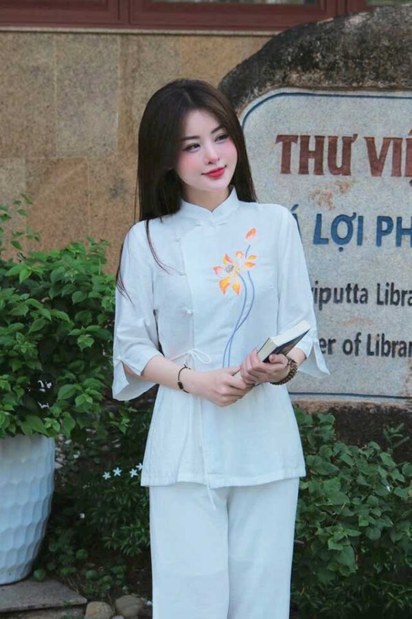 Đồ Lam Đi Chùa Tàu Vạt Hò Vải Đủi - Ảnh 12
