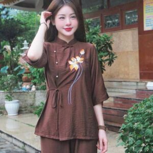 Đồ Lam Đi Chùa Tàu Vạt Hò Vải Đủi