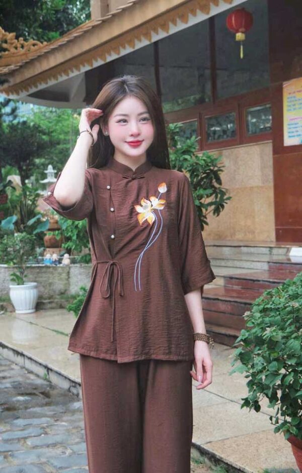 Đồ Lam Đi Chùa Tàu Vạt Hò Vải Đủi